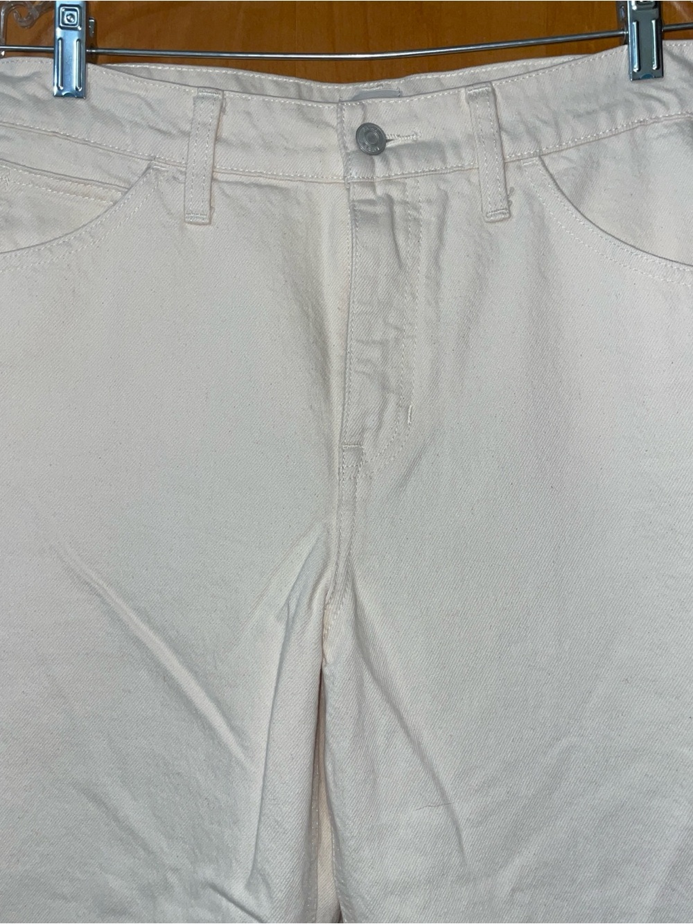 J. Crew Women's White Straight-Leg Cotton Pants - Picture 2 of 6